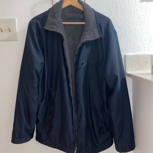Large Brandless Jacket, Navy Blue